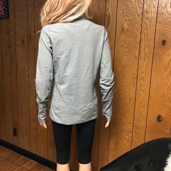 Lululemon" In Stride Jacket Gray Graphic Running-Full Zip - Picture 4 of 11